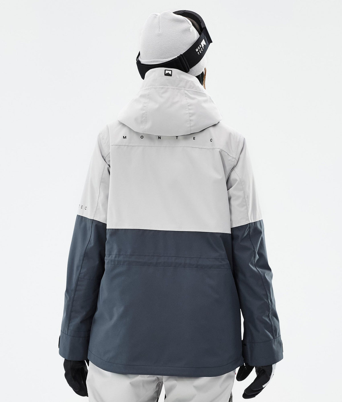 Montec Dune W Ski Jacket Women Light Grey/Black/Metal Blue