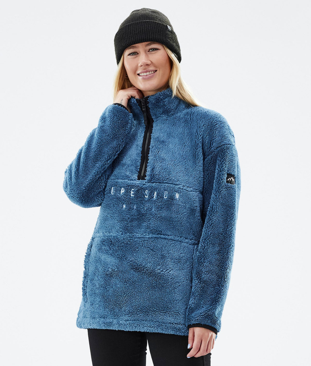 Dope Pile W 22 Fleece Sweater Women Blue Steel