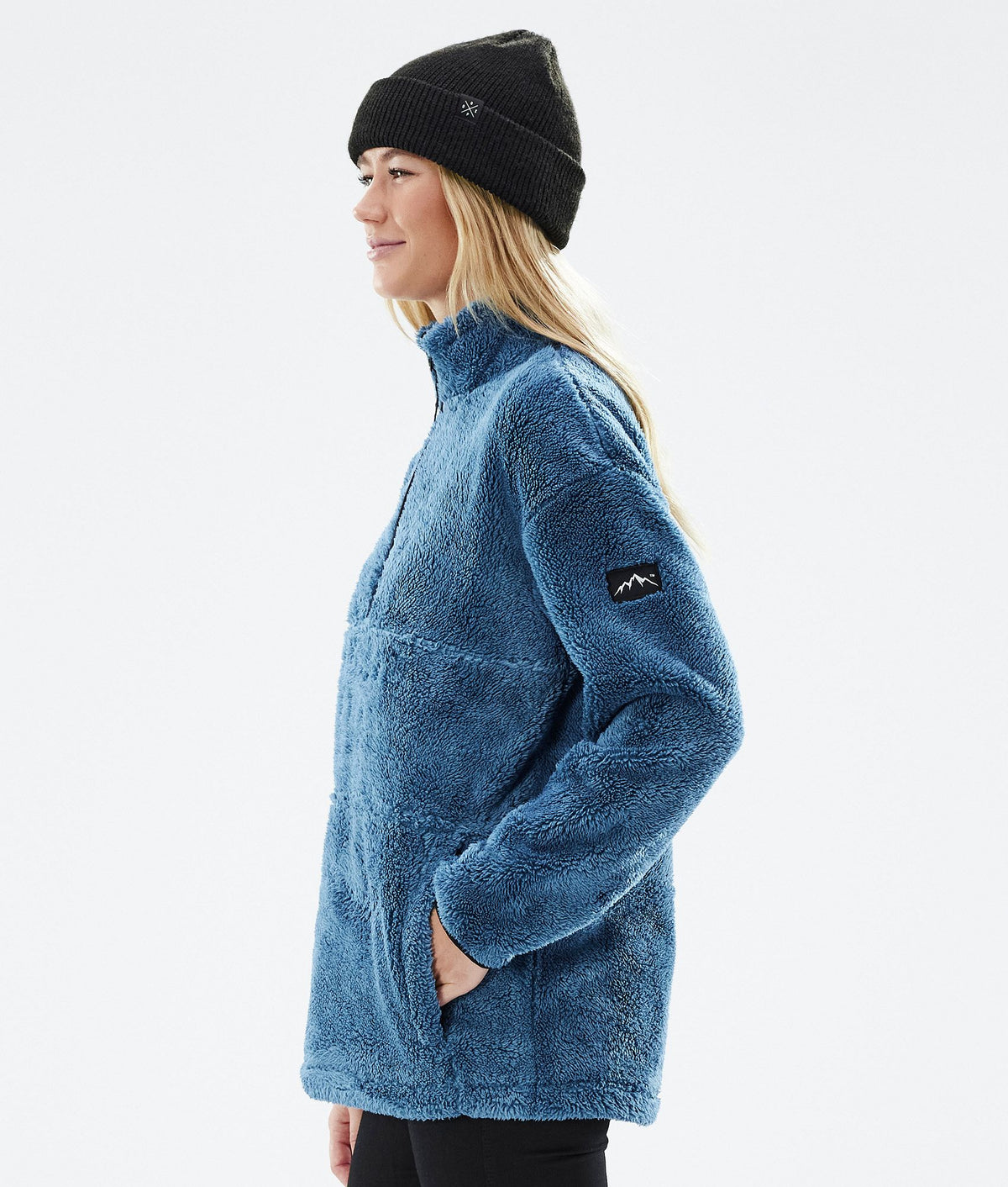 Dope Pile W 22 Fleece Sweater Women Blue Steel