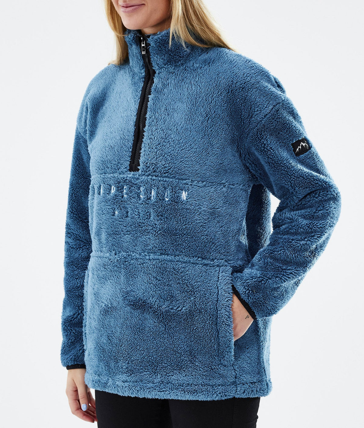 Dope Pile W 22 Fleece Sweater Women Blue Steel