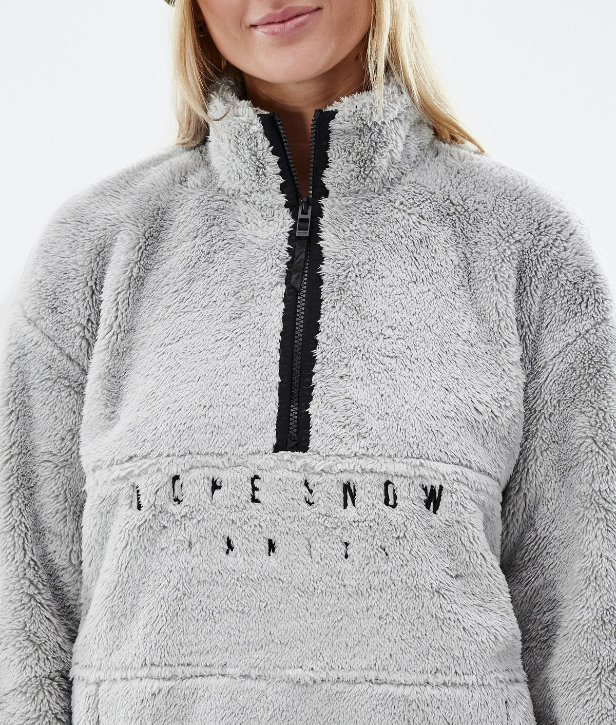Dope Pile W 22 Fleece Sweater Women Light Grey