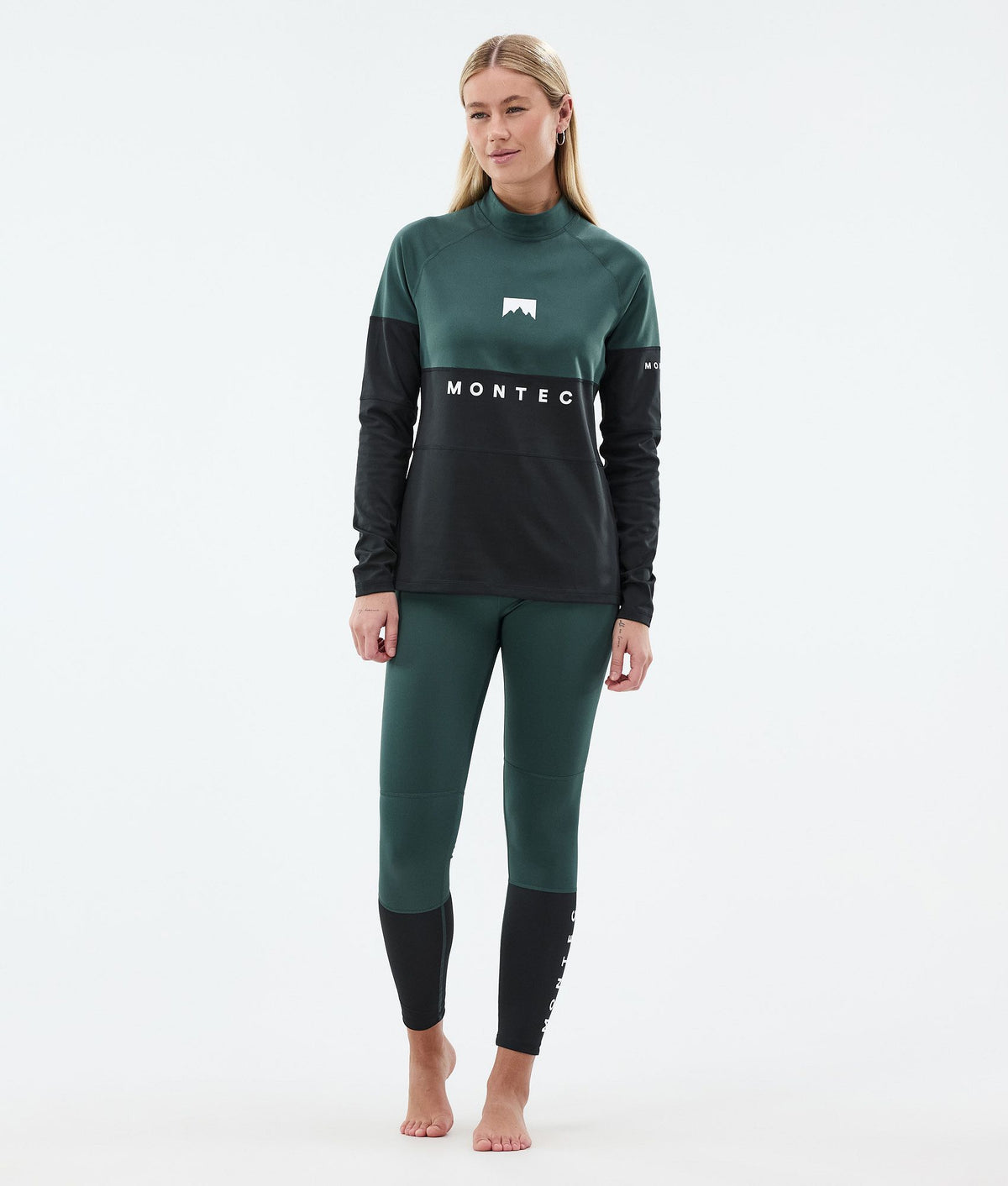 Montec Alpha W Base Layer Top Women Dark Atlantic/Black