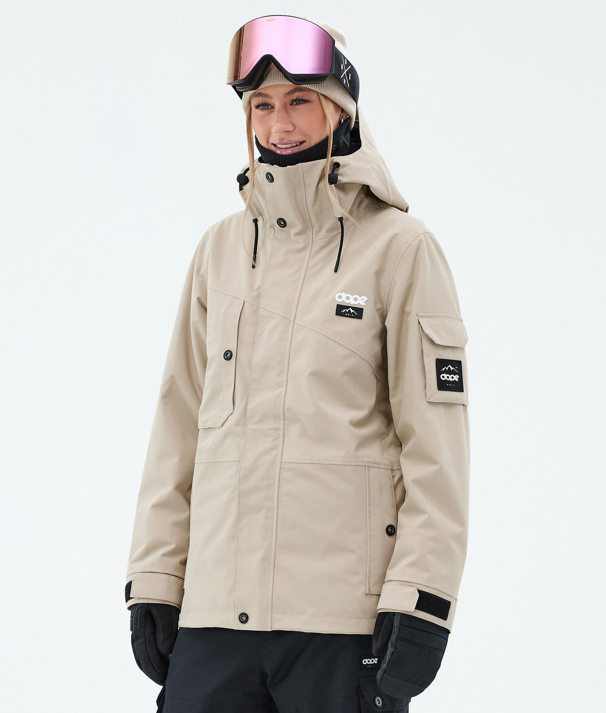 Dope Adept W Snowboard Jacket Women Sand