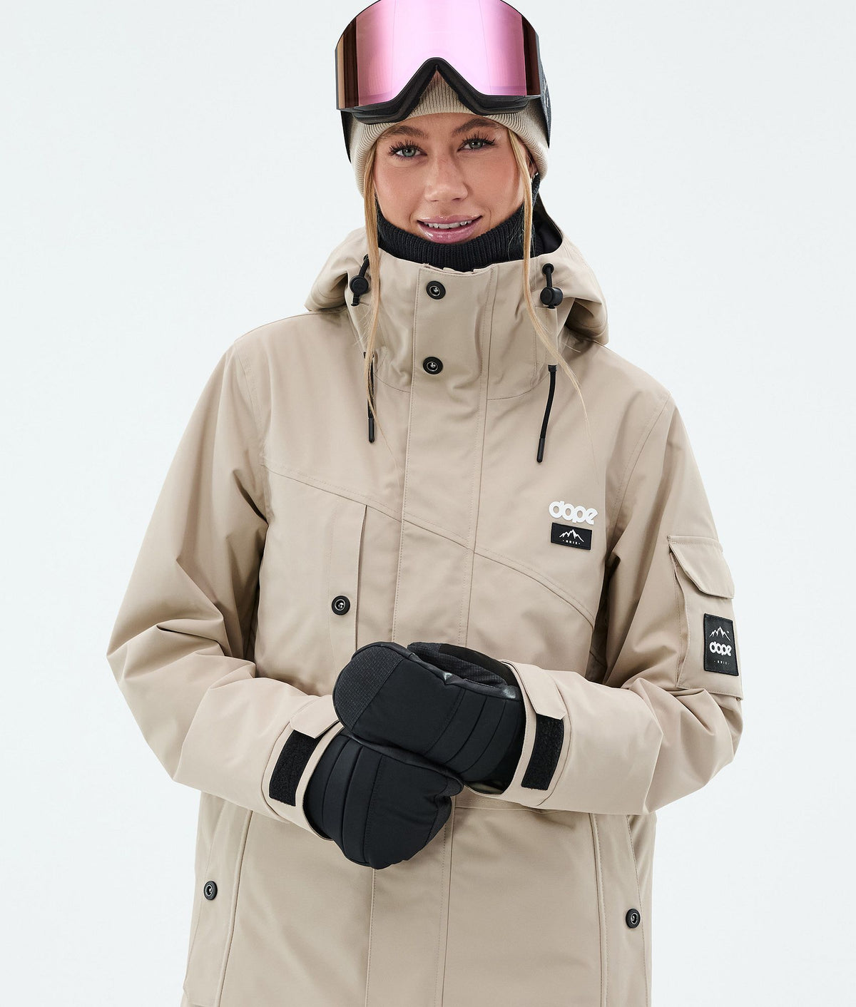 Dope Adept W Snowboard Jacket Women Sand