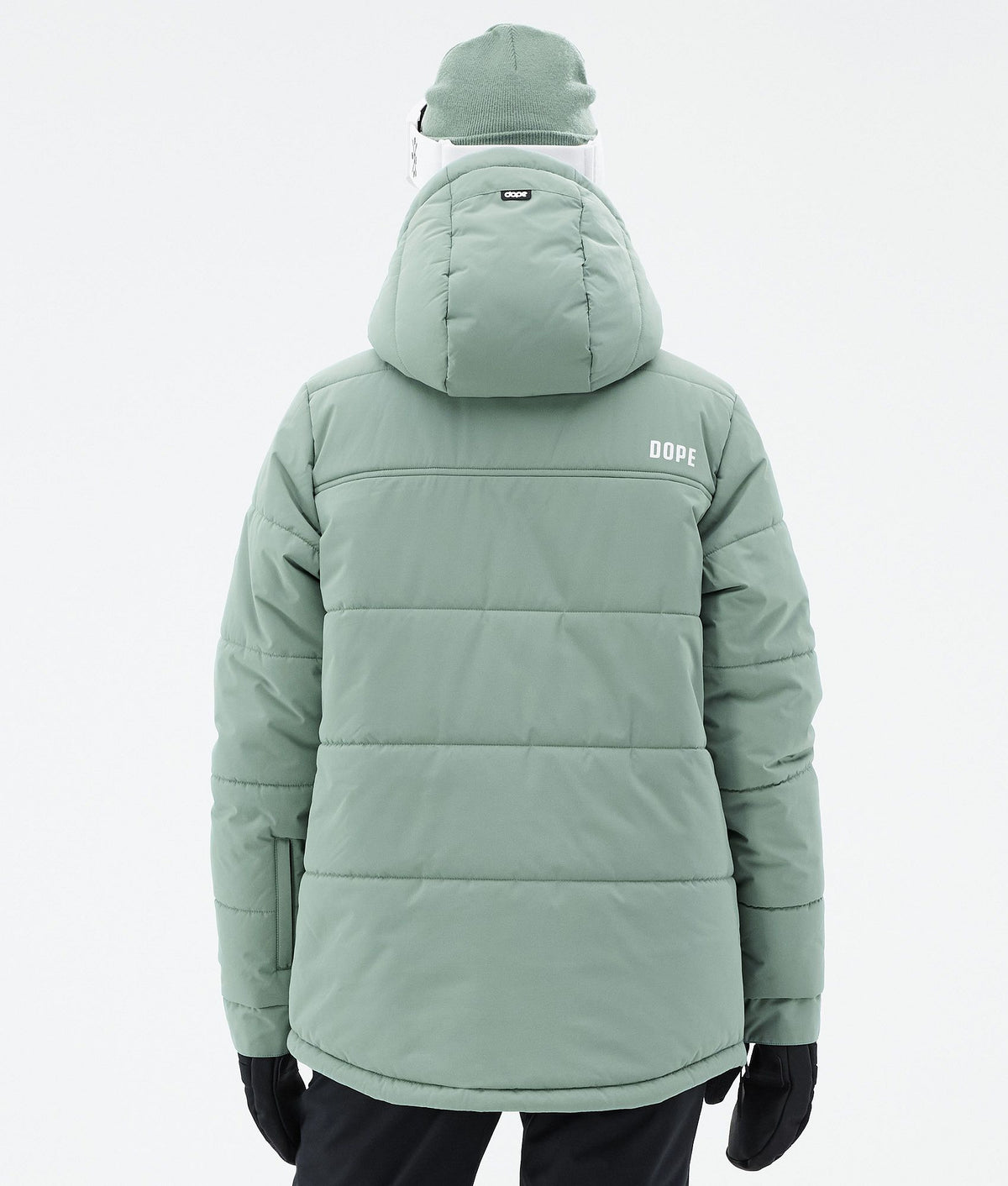Dope Puffer W Snowboard Jacket Women Faded Green