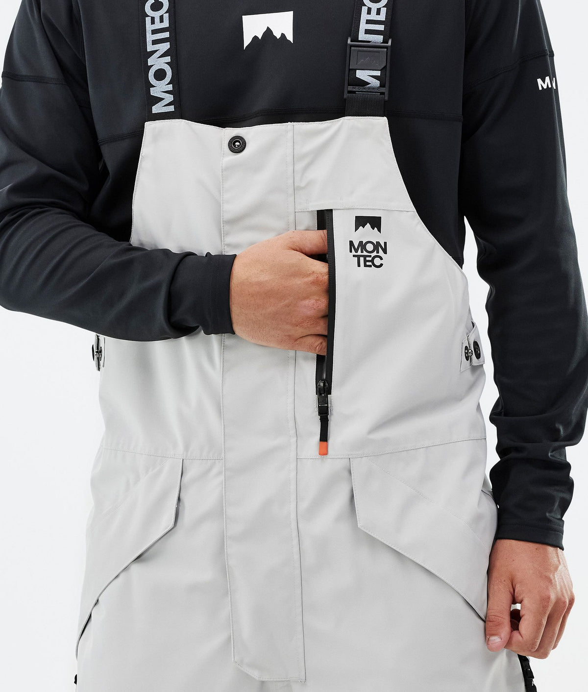 Montec Fawk Ski Pants Men Light Grey/Black/Dark Atlantic
