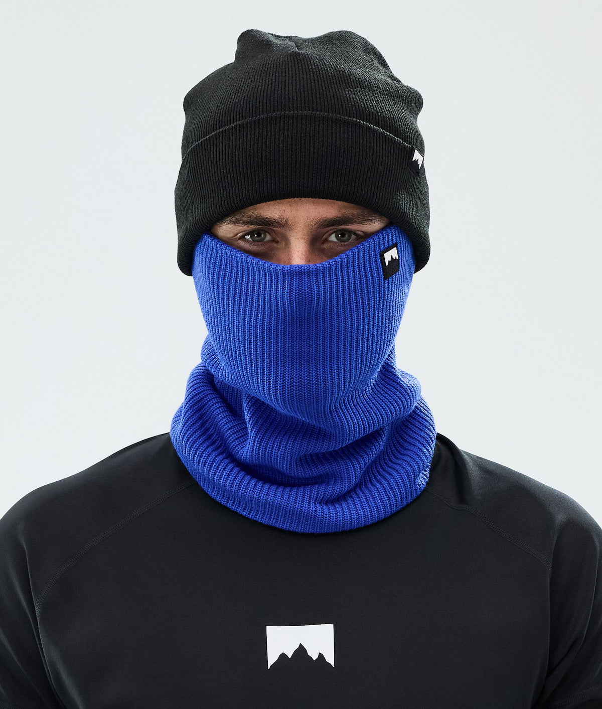 Montec Classic Knitted Facemask Cobalt Blue