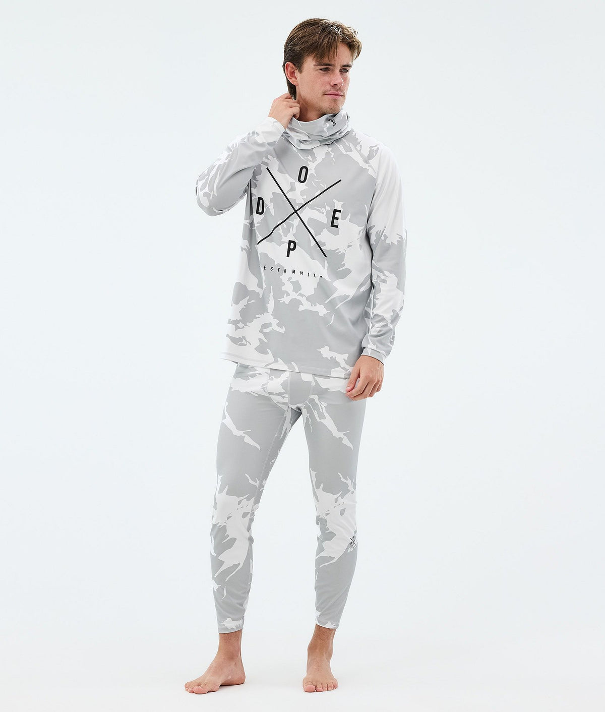 Dope Snuggle Base Layer Pant Men 2X-Up Grey Camo
