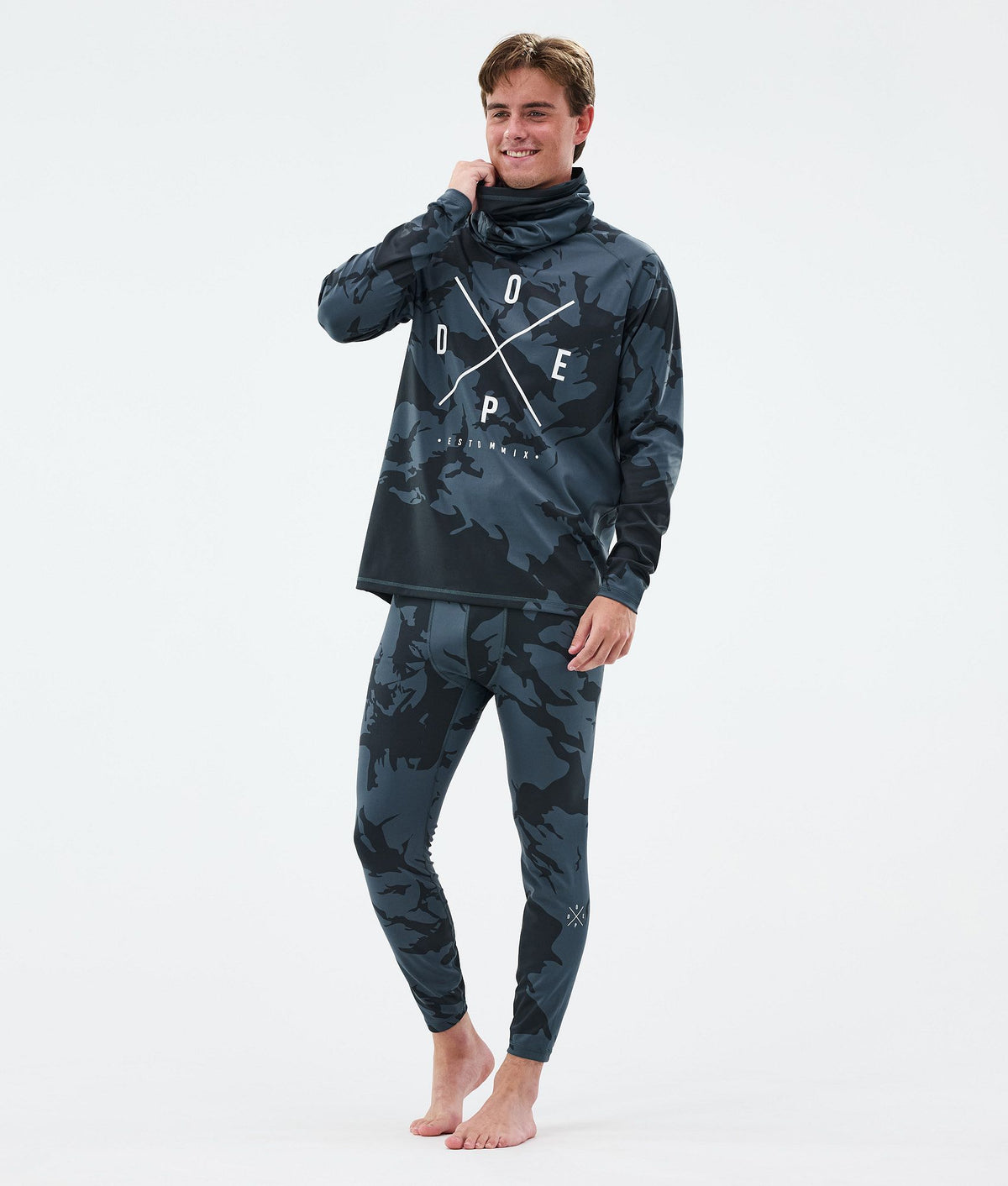 Dope Snuggle Base Layer Pant Men 2X-Up Metal Blue Camo