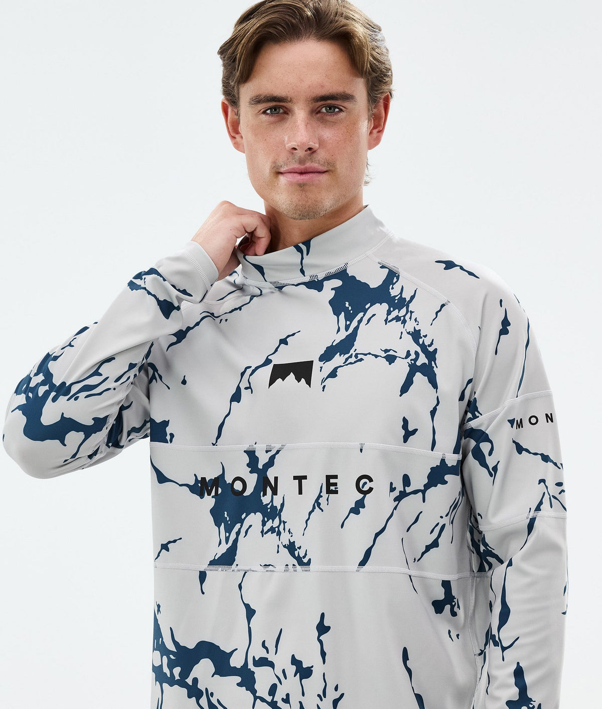 Montec Alpha Base Layer Top Men Ice