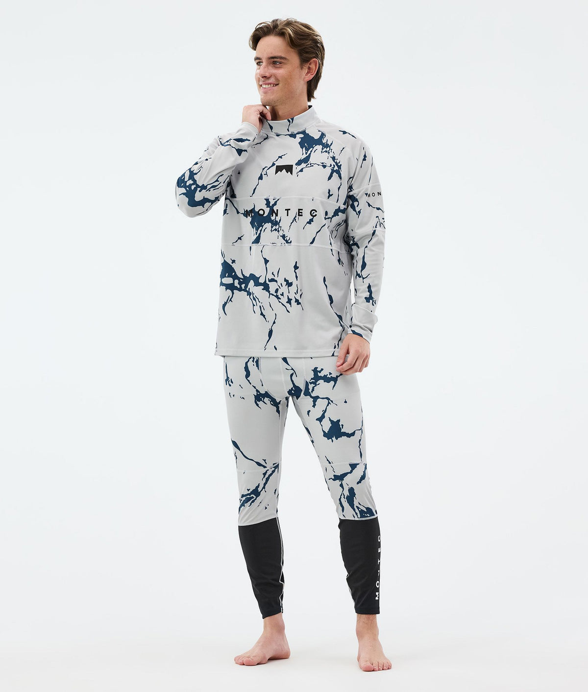 Montec Alpha Base Layer Top Men Ice