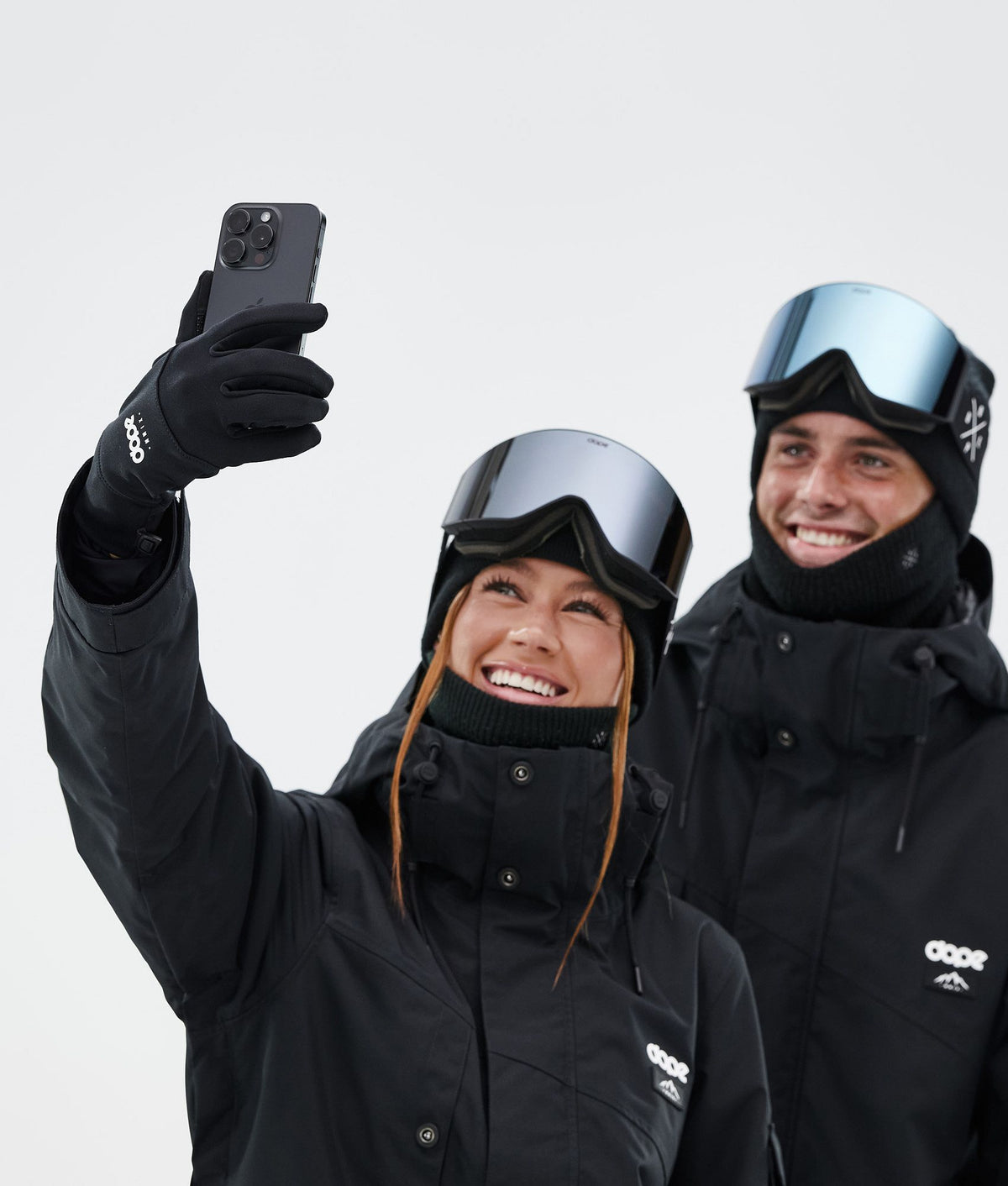 Dope Power Ski Gloves Black/White