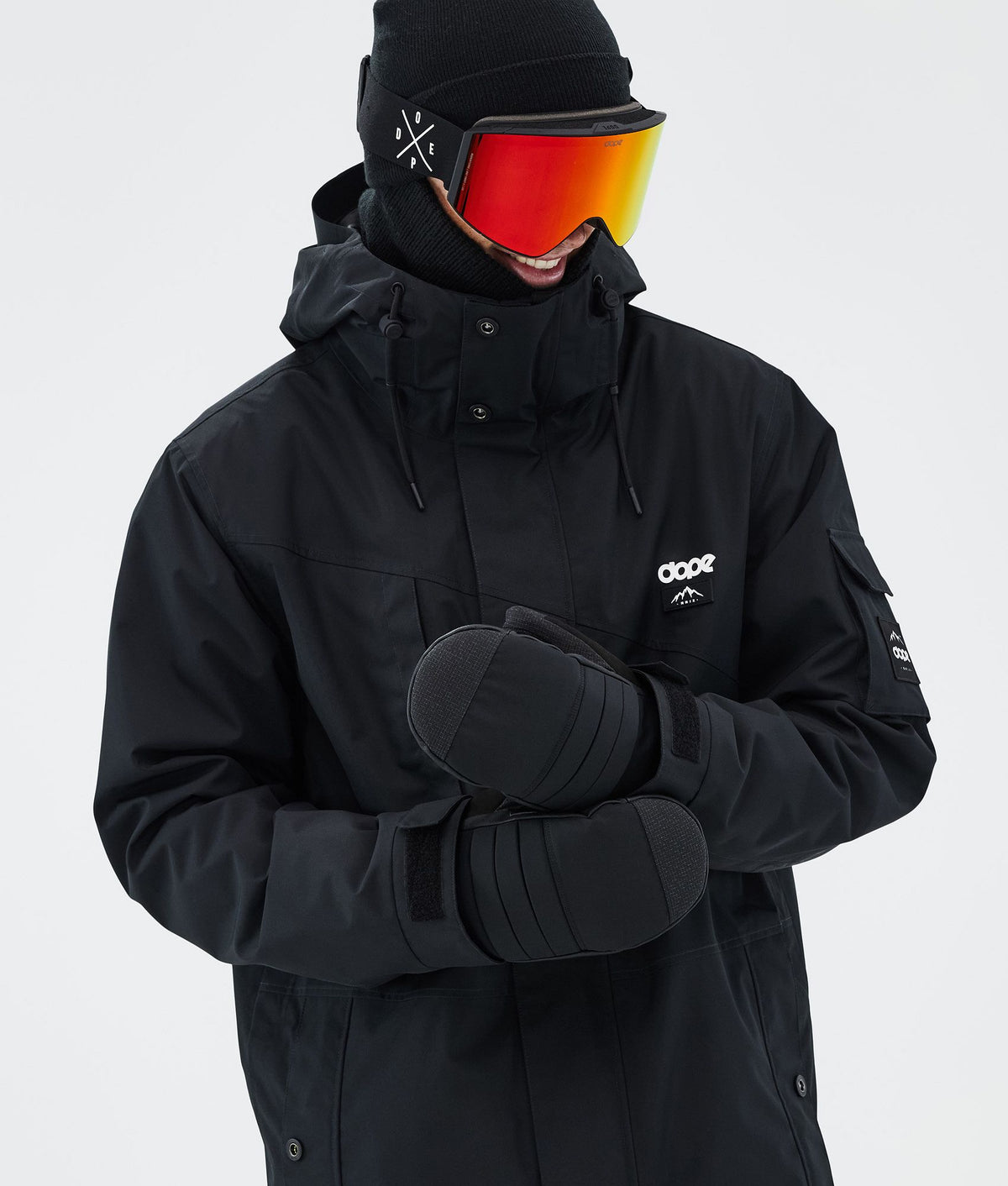 Dope Ace 24 Snow Mittens Black