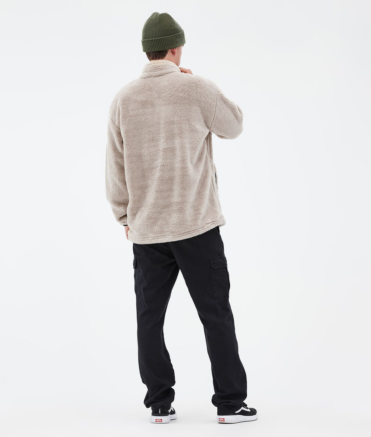 Dope Pile Fleece Sweater Men Sand