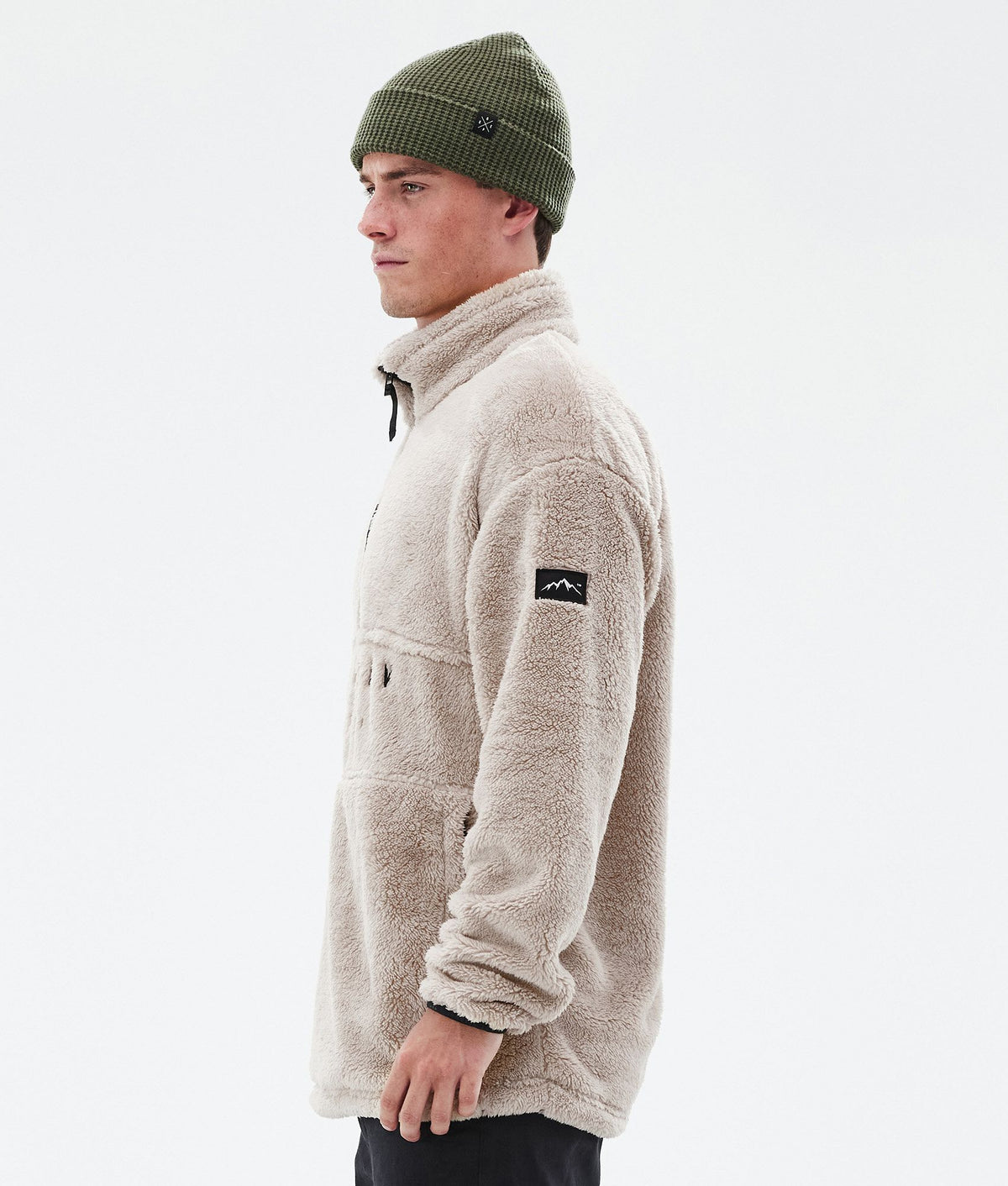 Dope Pile Fleece Sweater Men Sand