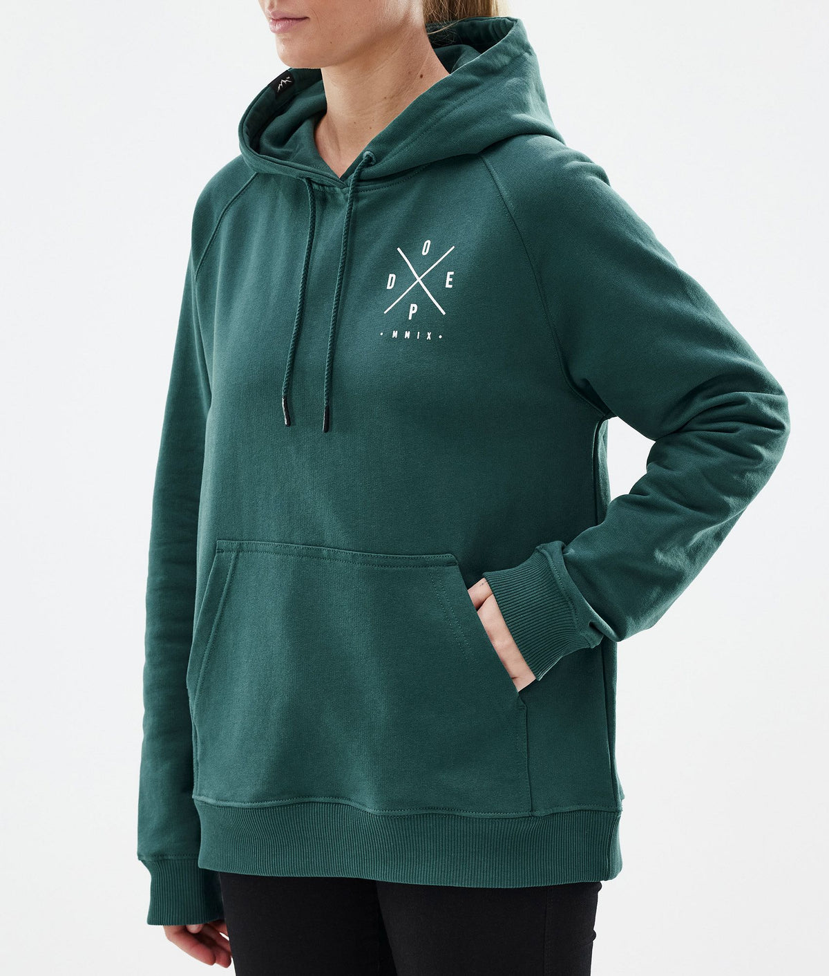 Dope Common W Hoodie Women 2X-Up Bottle Green