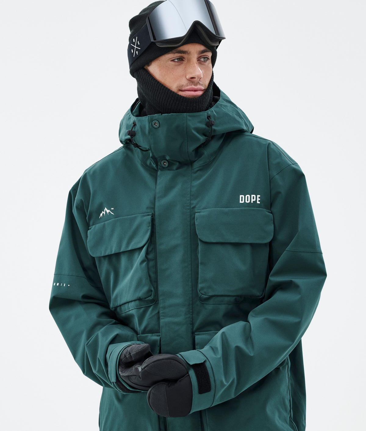 Dope Zenith Snowboard Jacket Men Bottle Green