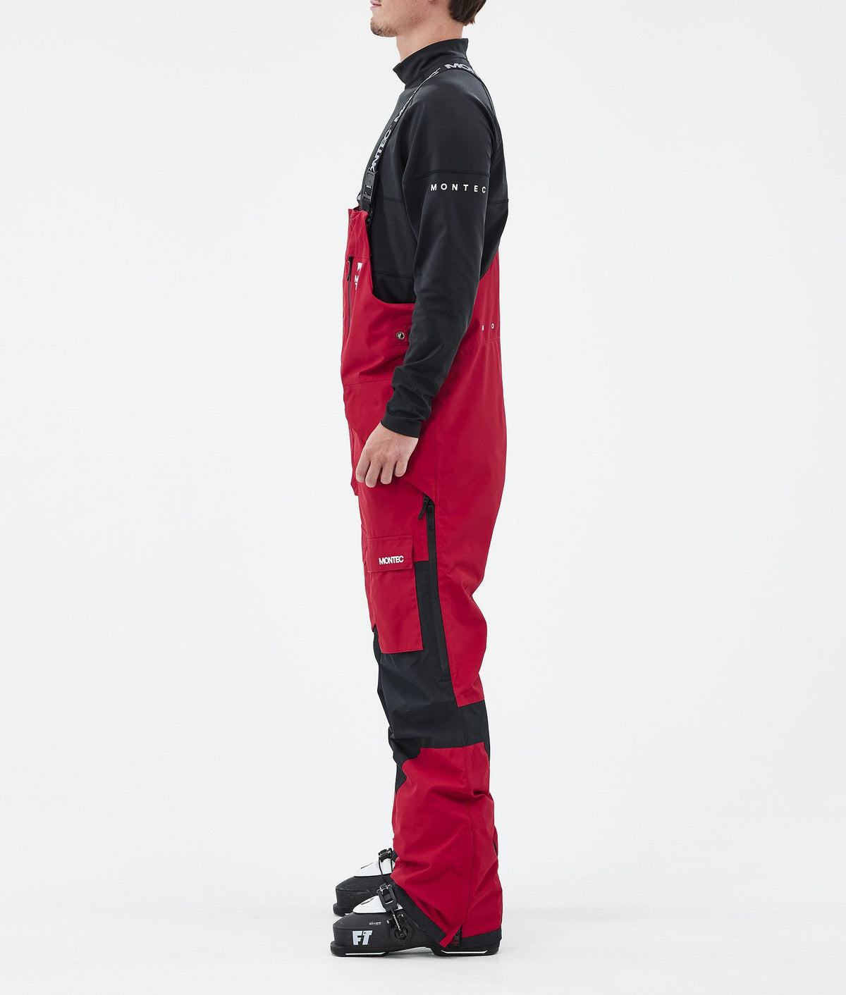 Montec Fawk Ski Pants Men Deep Red/Black