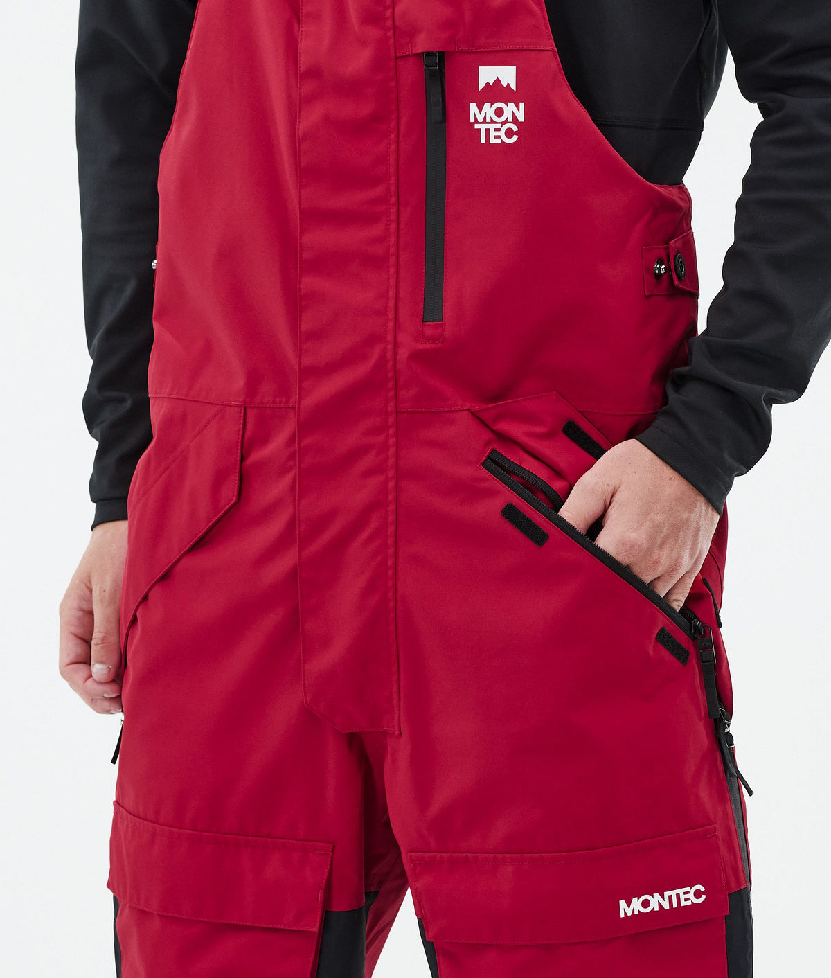 Montec Fawk Ski Pants Men Deep Red/Black