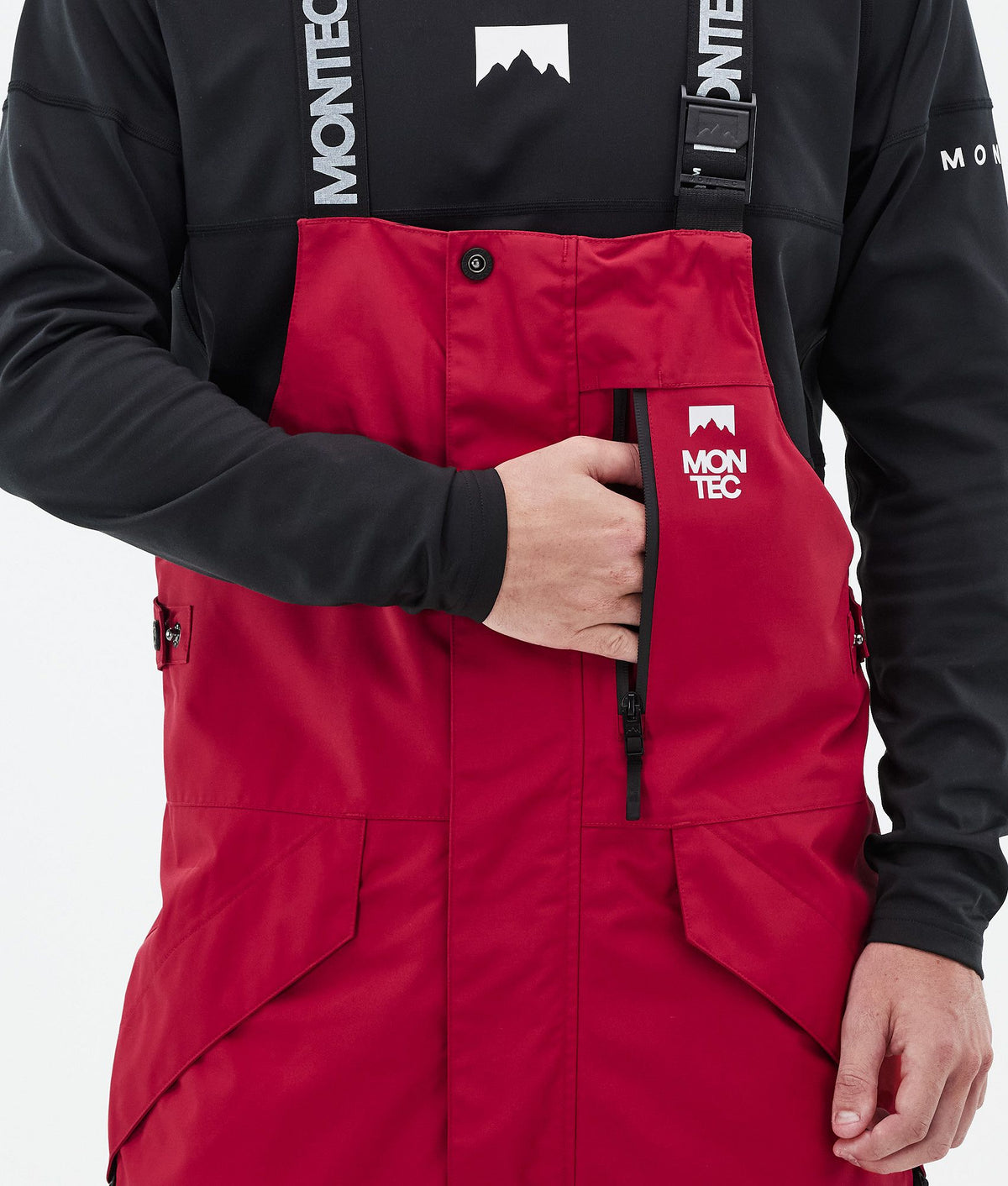 Montec Fawk Ski Pants Men Deep Red/Black