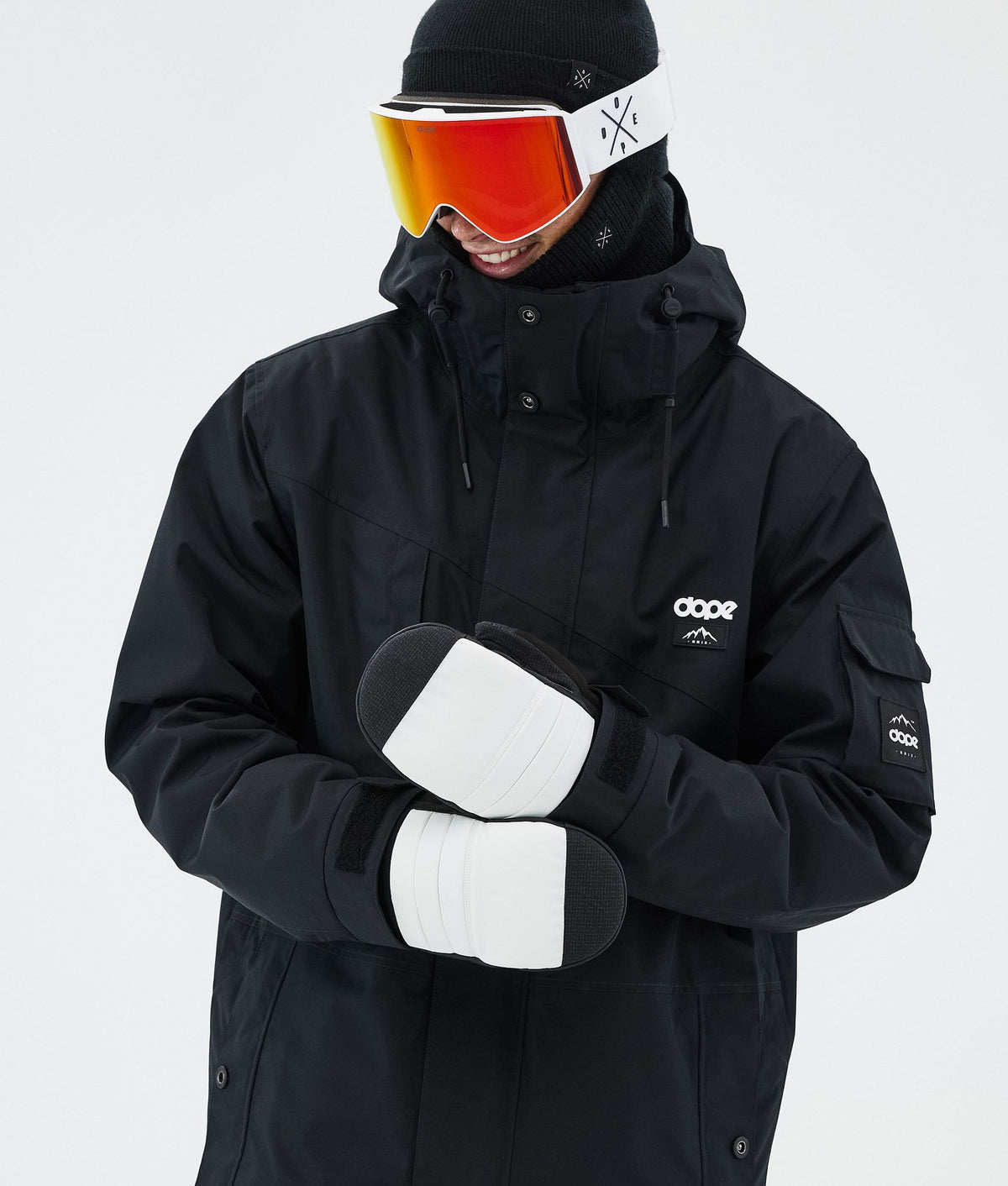 Dope Ace 24 Snow Mittens Whitish