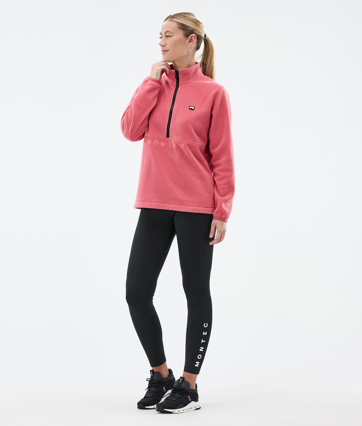 Montec Echo W Fleece Sweater Women Light Red