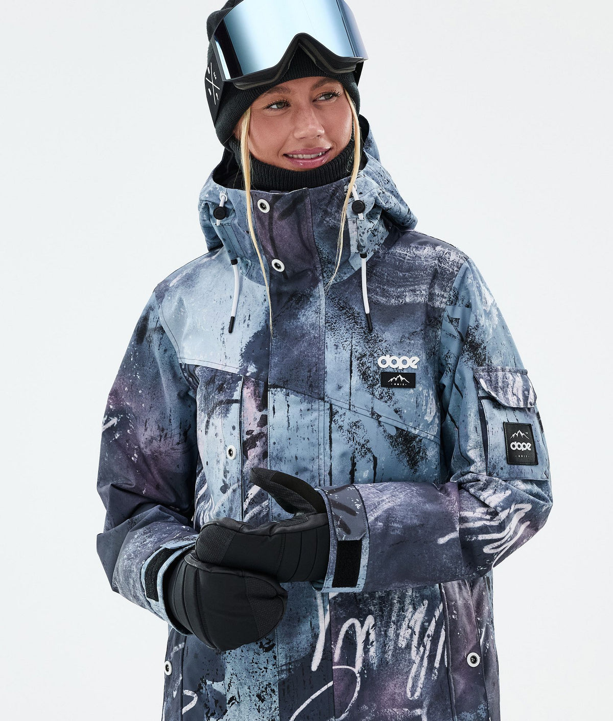 Dope Adept W Snowboard Jacket Women Punk Blue