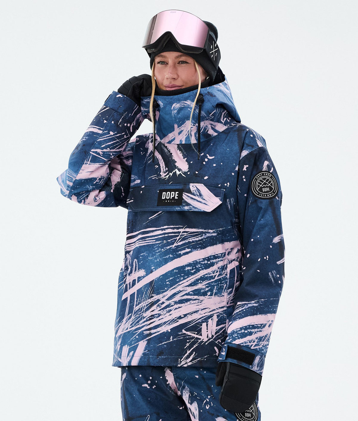 Dope Blizzard W Snowboard Jacket Women Carvings Pink