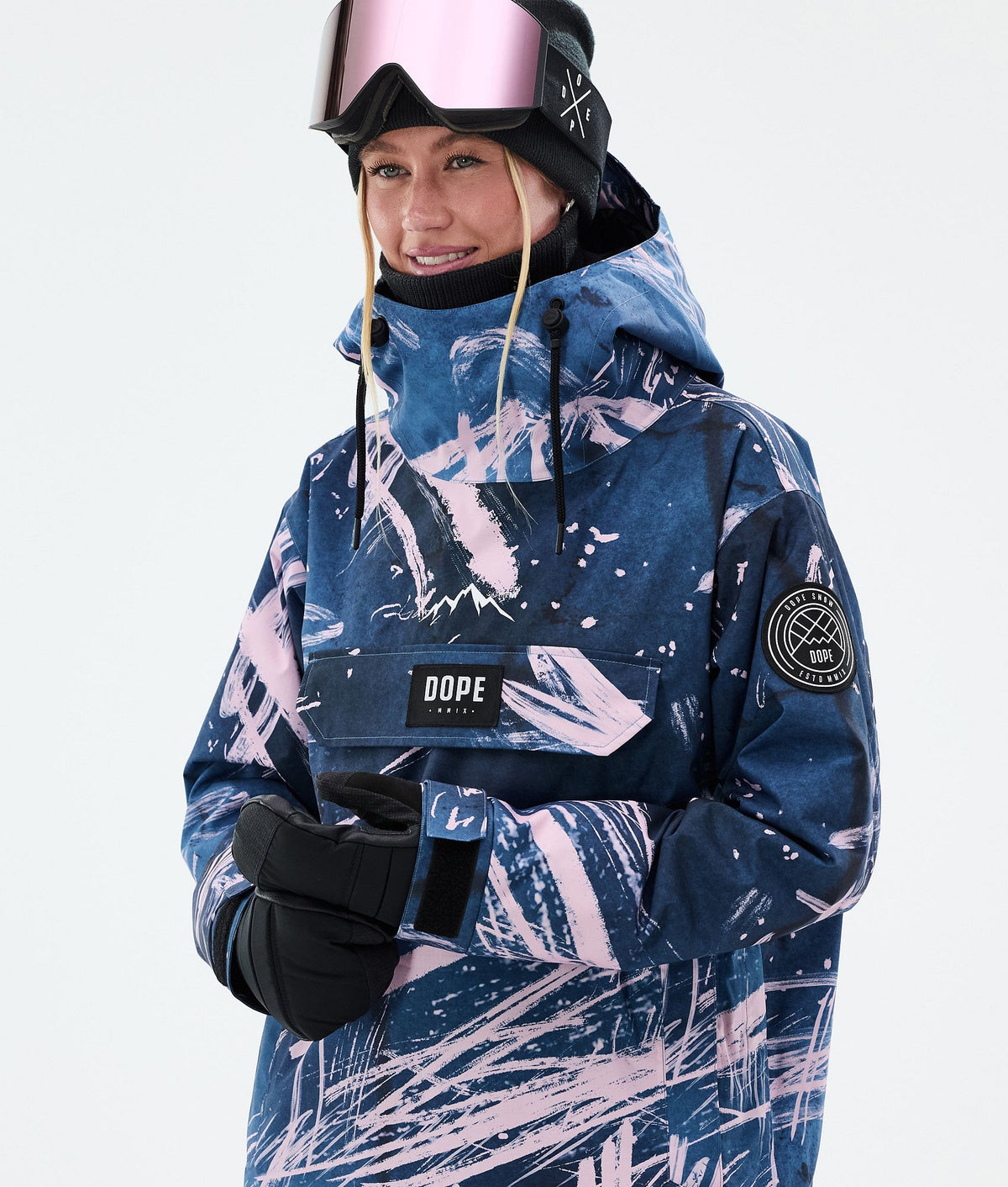 Dope Blizzard W Snowboard Jacket Women Carvings Pink