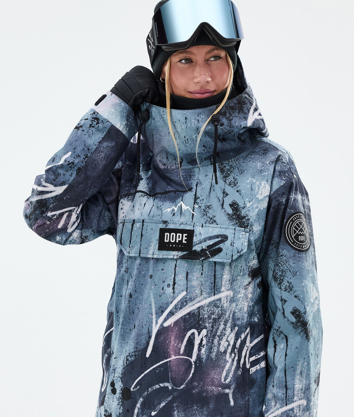 Dope Blizzard W Snowboard Jacket Women Punk Blue