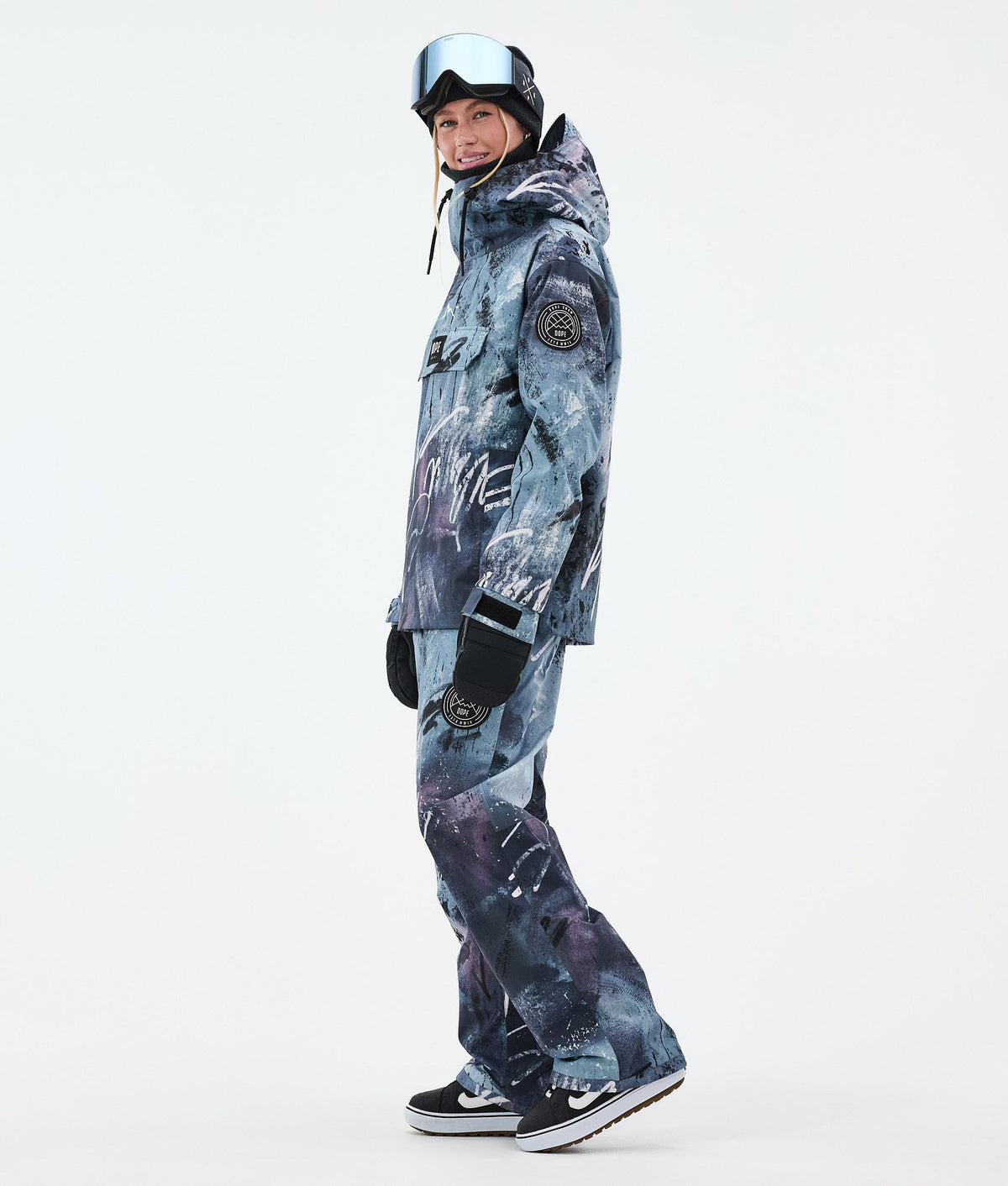 Dope Blizzard W Snowboard Jacket Women Punk Blue