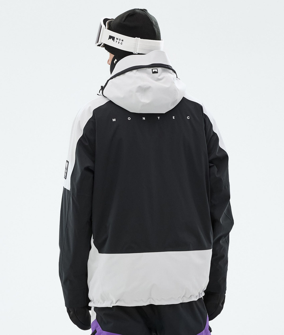 Montec Morpheus Ski Jacket Men Light Grey/Black/Vivid Purple