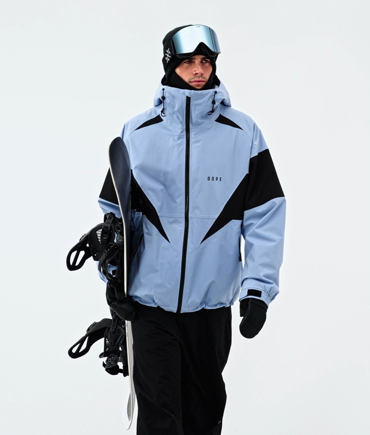 Dope Spartan Snowboard Jacket Men Spike Light Blue/Black