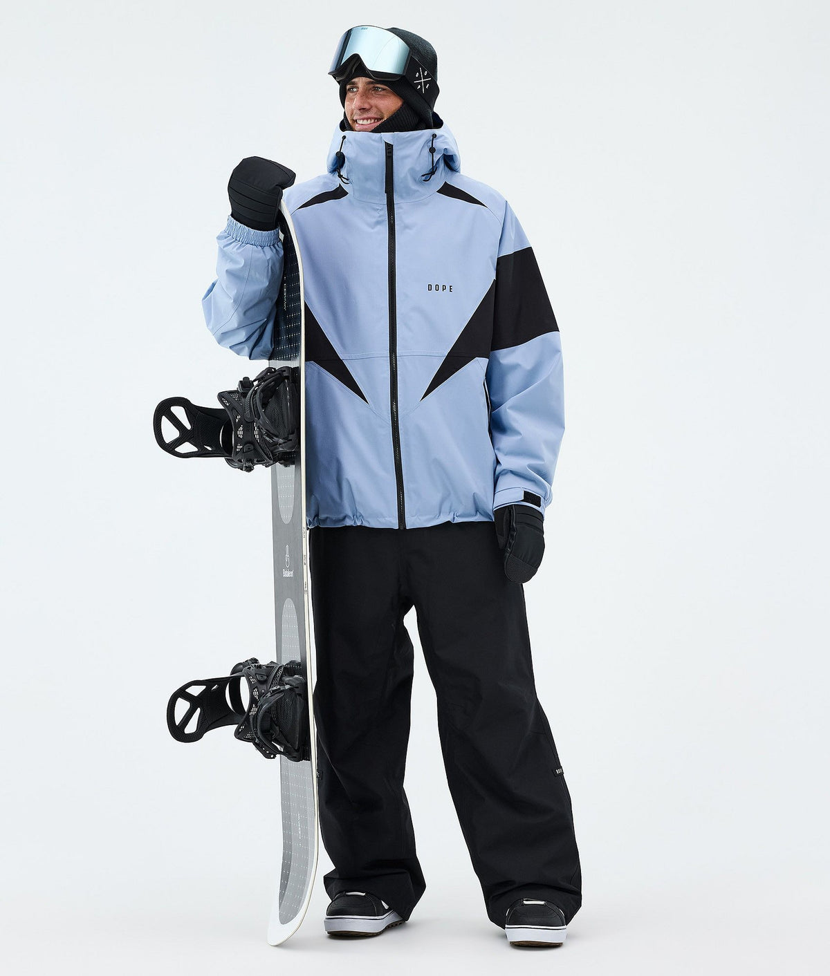 Dope Spartan Snowboard Jacket Men Spike Light Blue/Black