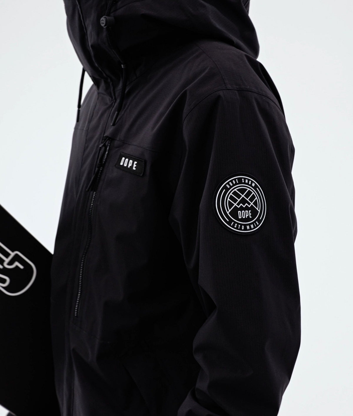 Dope Blizzard Full Zip Snowboard Jacket Men Black