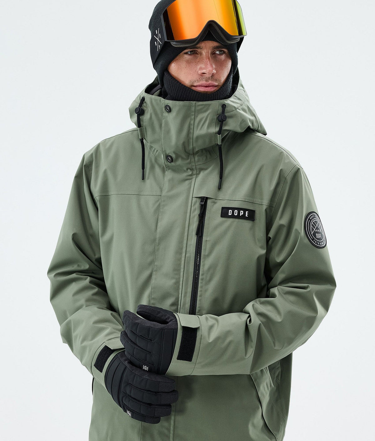 Dope Blizzard Full Zip Snowboard Jacket Men Moss Green