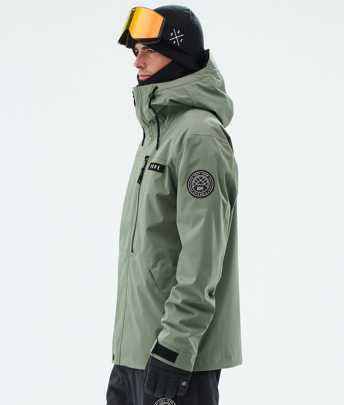 Dope Blizzard Full Zip Snowboard Jacket Men Moss Green