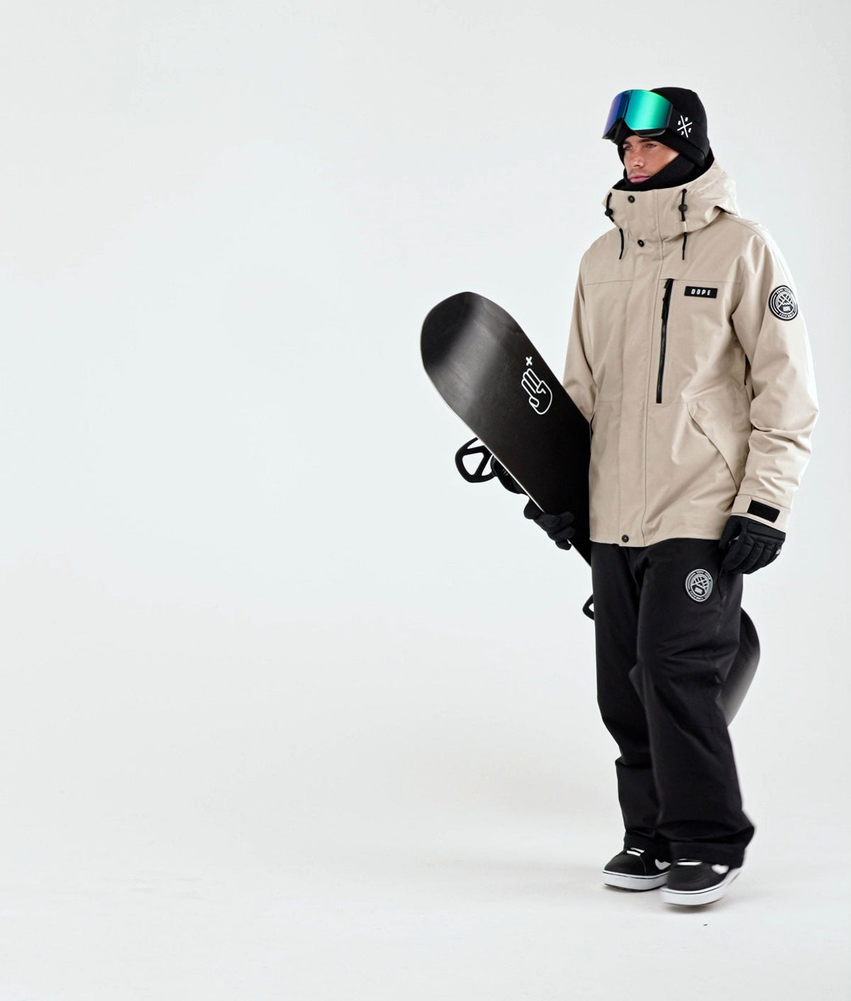 Dope Blizzard Full Zip Snowboard Jacket Men Sand