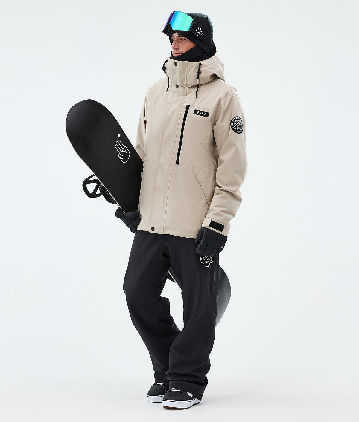 Dope Blizzard Full Zip Snowboard Jacket Men Sand