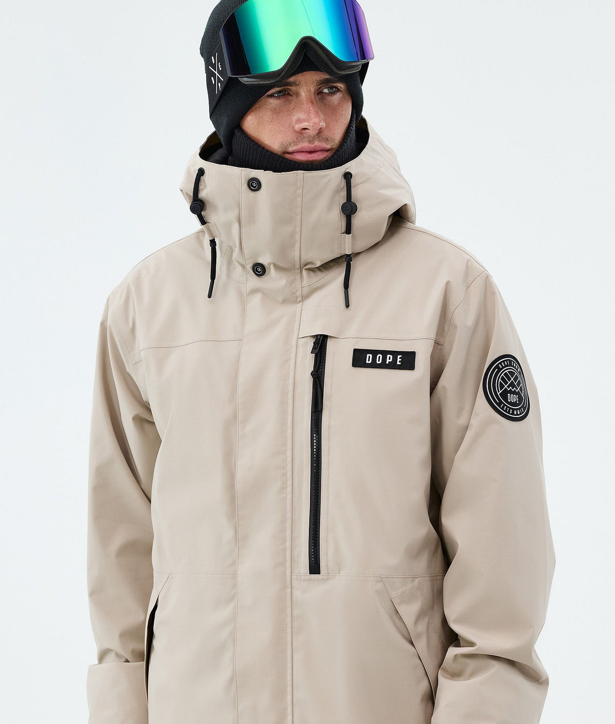 Dope Blizzard Full Zip Snowboard Jacket Men Sand