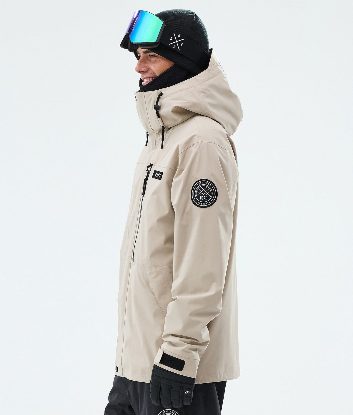 Dope Blizzard Full Zip Snowboard Jacket Men Sand