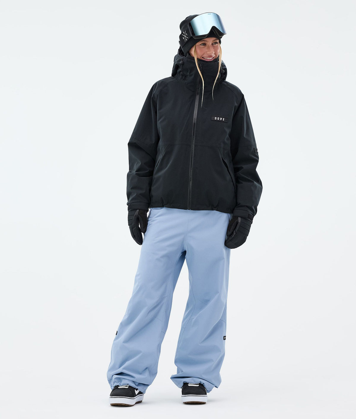 Dope Big W 25 Snowboard Pants Women Light Blue