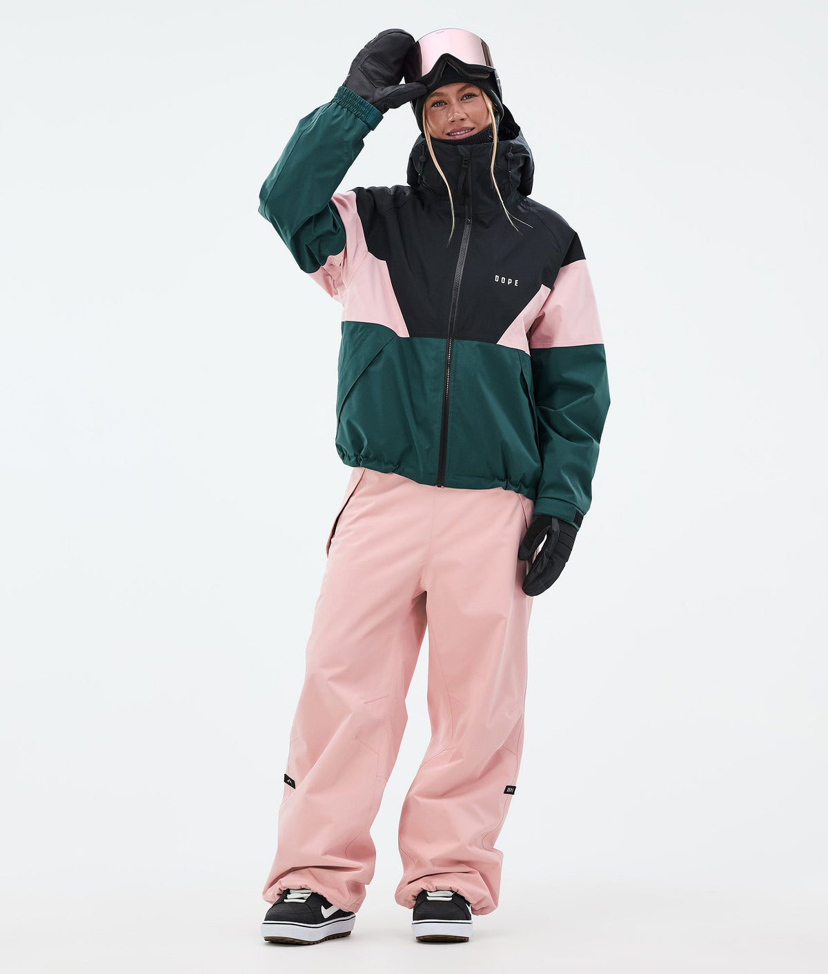 Dope Big W 25 Snowboard Pants Women Soft Pink