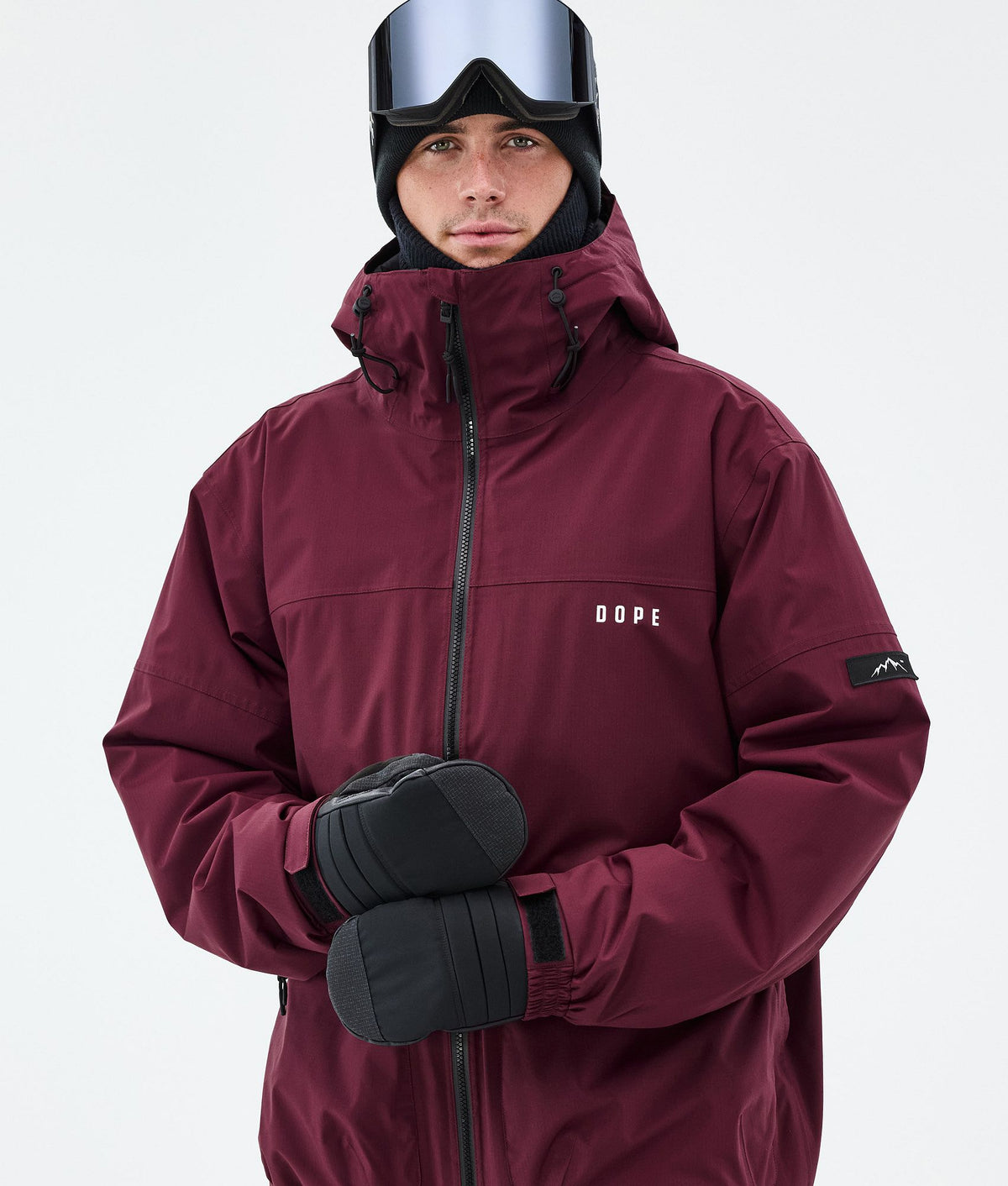 Dope Vertex Snowboard Jacket Men Burgundy