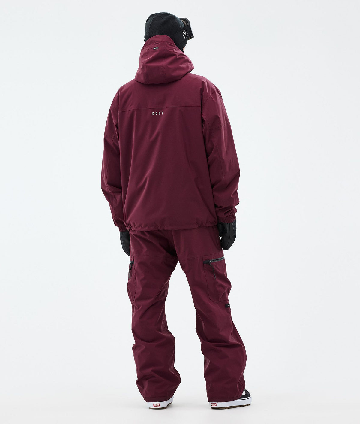Dope Vertex Snowboard Jacket Men Burgundy