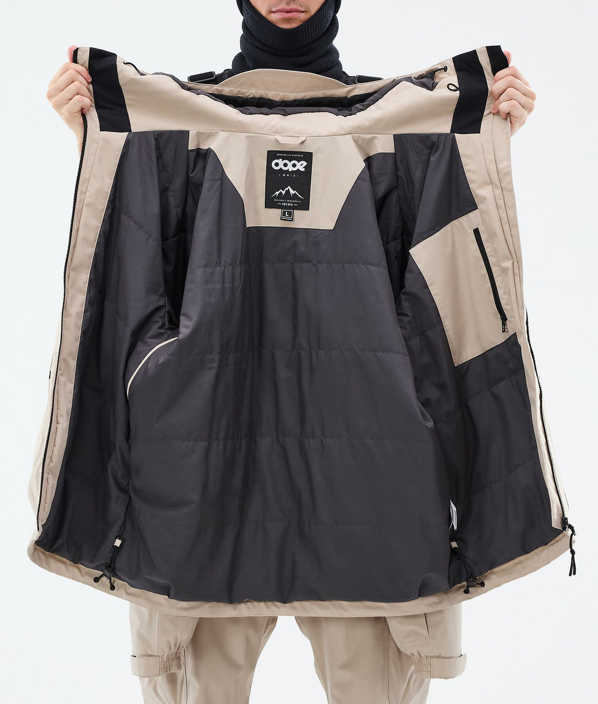 Dope Vertex Snowboard Jacket Men Sand