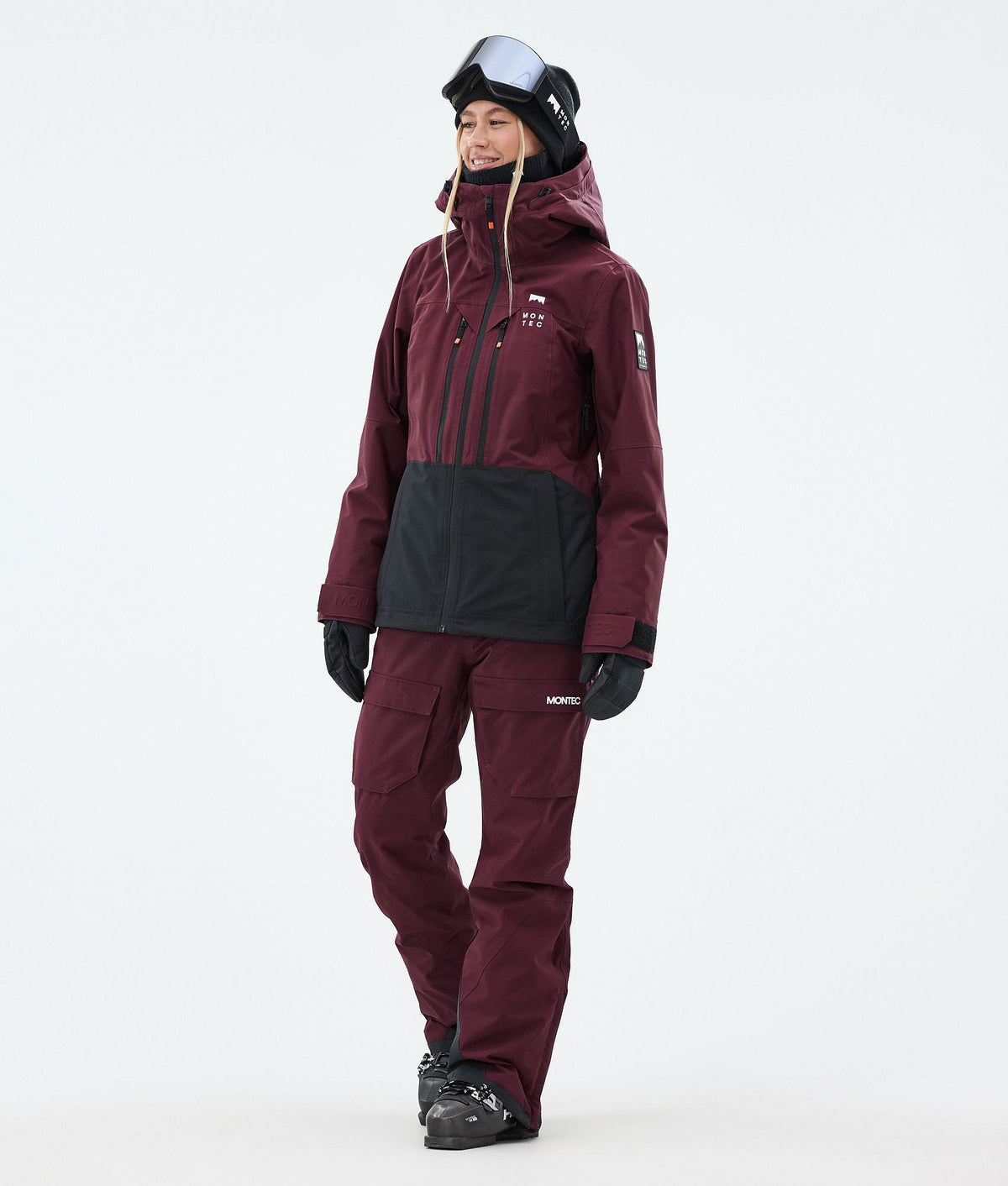 Montec Kirin W Ski Pants Women Burgundy