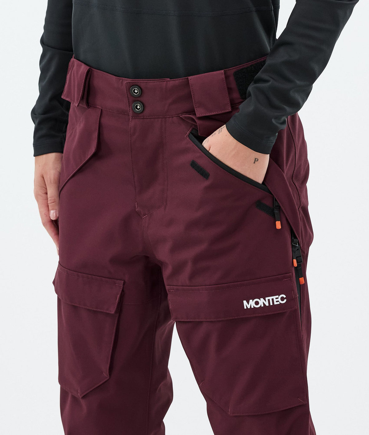 Montec Kirin W Ski Pants Women Burgundy