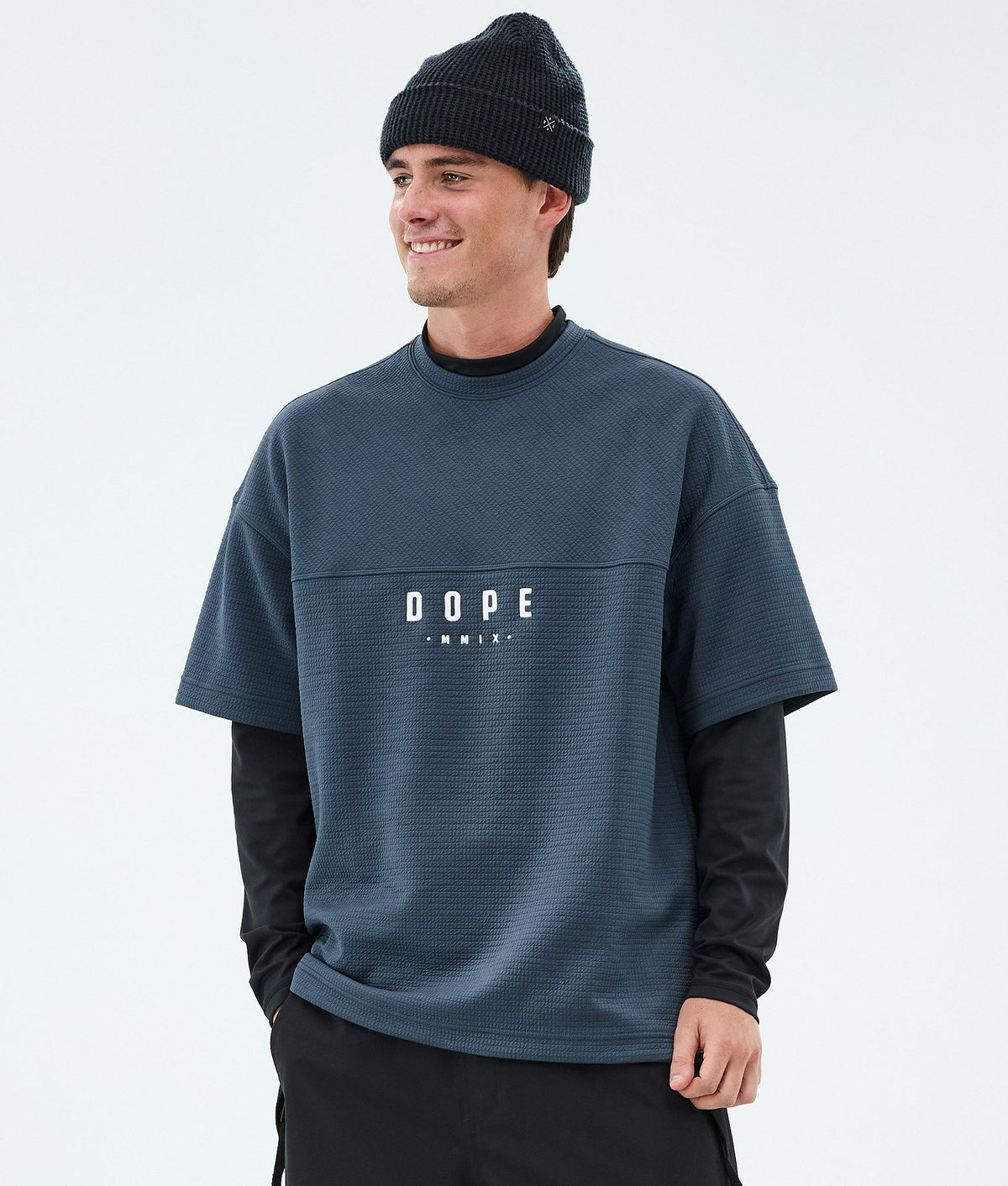 Dope Forge Midlayer T-shirt Men Metal Blue