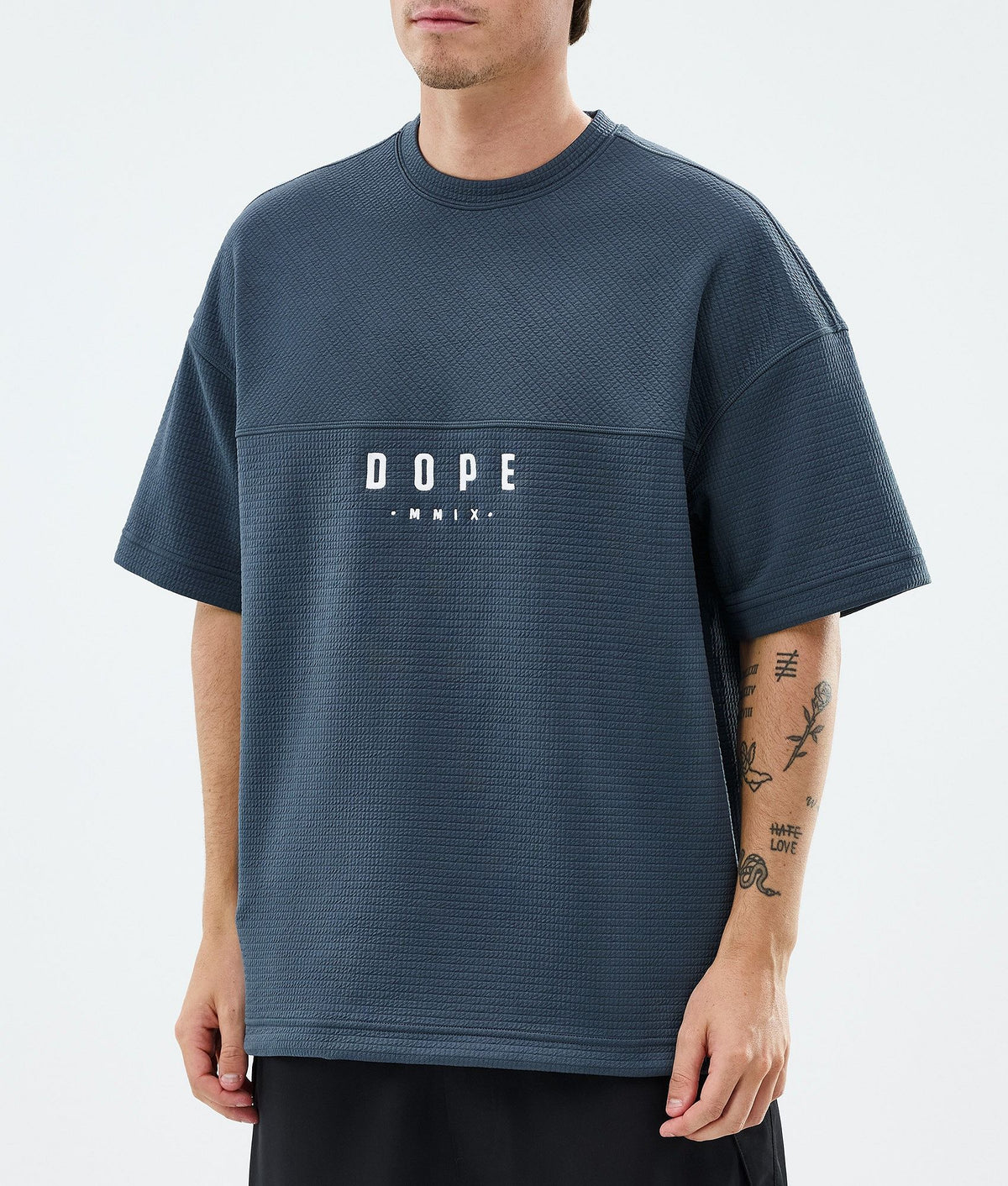Dope Forge Midlayer T-shirt Men Metal Blue